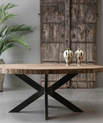 Table ovale New York 200cm (existe en 240cm)
