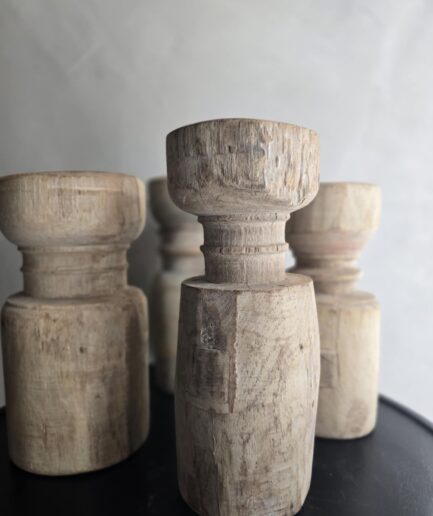 Bougeoir en bois