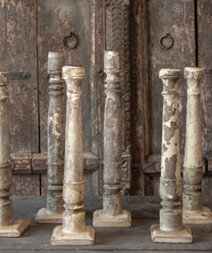 Bougeoir ancien balustre